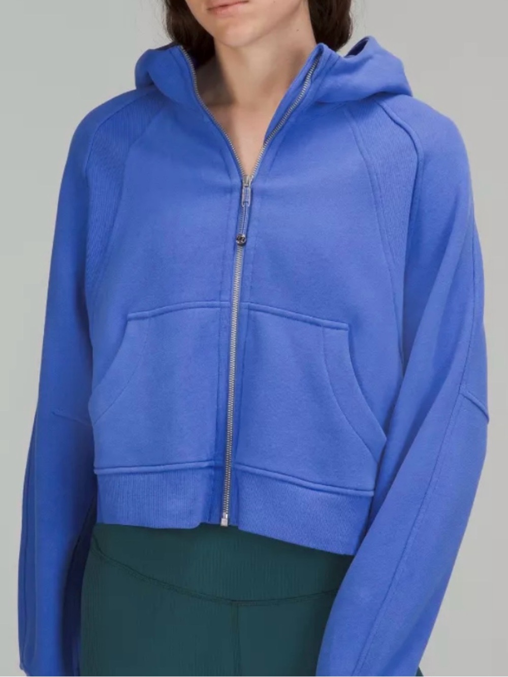 lululemon Scuba Zip-Up Hoodie in Periwinkle Blue